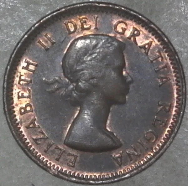 1953-Canadian-Cent-With-Rim-Clip-On-Reverse?
